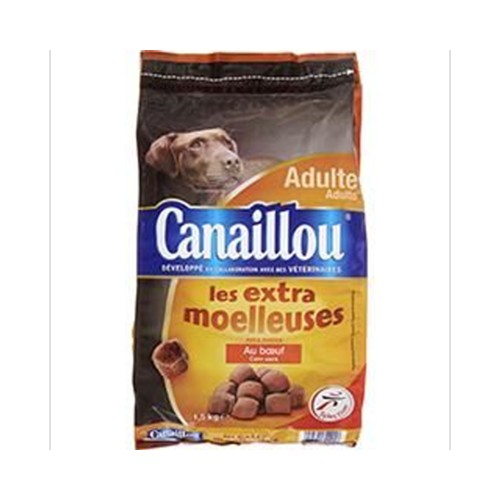 Croquettes Les Extra Moelleuses riche en boeuf pour chien