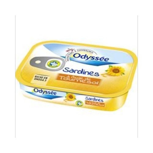 Sardines à l'huile de Tournesol