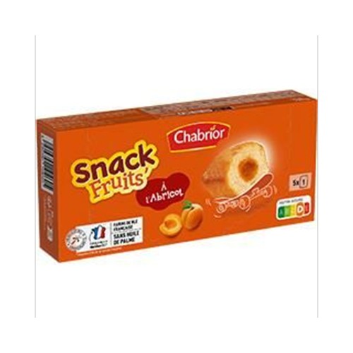 Gâteaux Snack Fruits' à l'abricot
