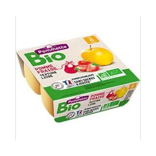 Purée pomme fraise BIO, dès 6 mois