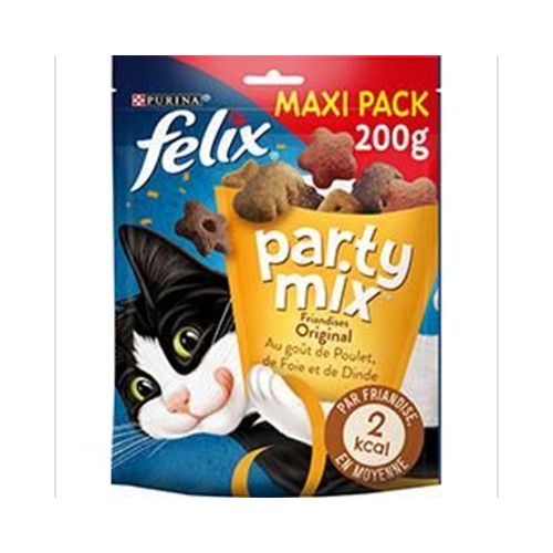 Friandises pour chat original poulet foie dinde Party Mix
