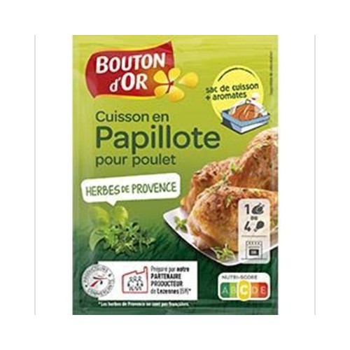 Cuisson en papillote pour poulet herbes de Provence