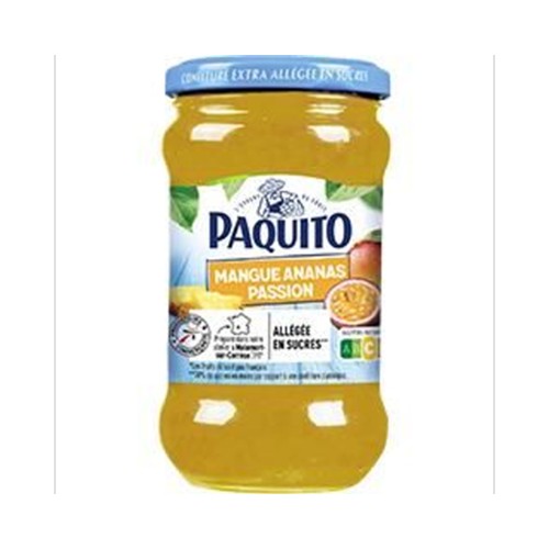 Confiture allégée mangue ananas passion