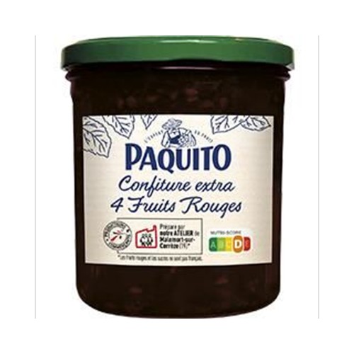 Confiture extra 4 fruits rouges