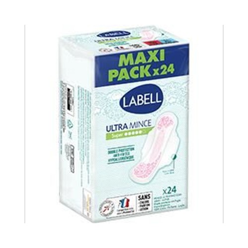 Serviettes Ultra Mince Super avec ailettes