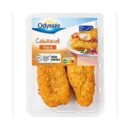 Pané au cabillaud