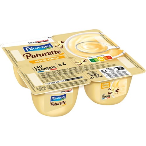 Paturette - Crème dessert saveur vanille