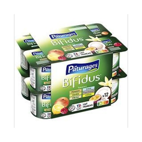 Laits fermentés Bifidus sucrés aromatisés
