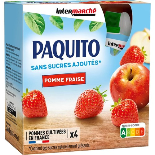 Spécialité pomme fraise sans sucres ajoutés