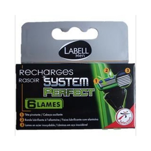 Men - Recharges rasoir System Perfect 6 lames