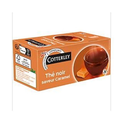 Thé noir saveur caramel