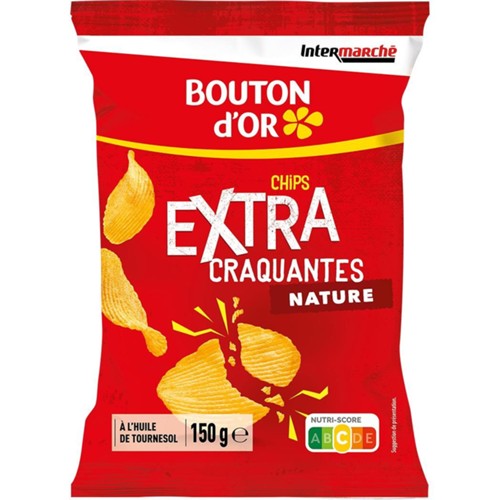 Chips extra craquantes nature