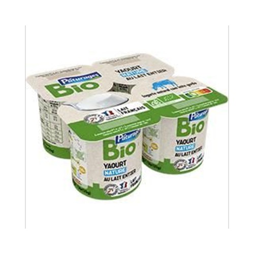 Yaourt nature au lait entier BIO