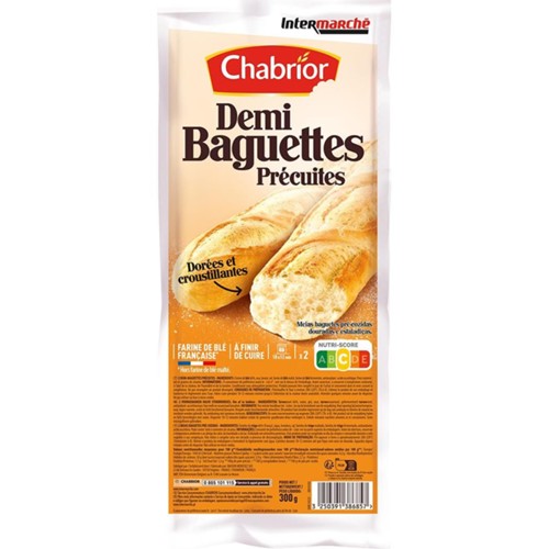 Demi-baguettes précuites