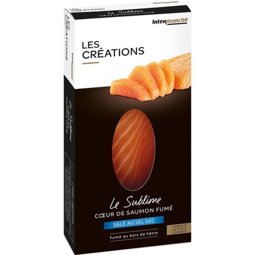 Le Sublime coeur de saumon fumé salé au sel sec