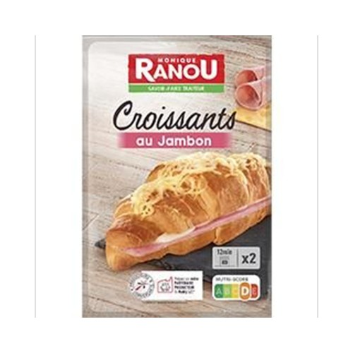 Croissants au jambon