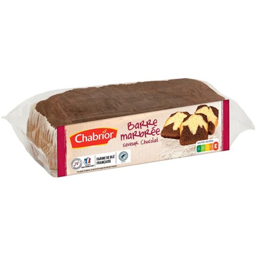 Gâteau marbré au cacao