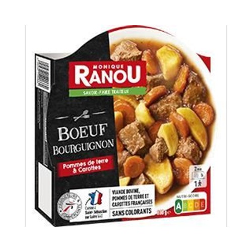 Boeuf bourguignon pommes de terre & carottes