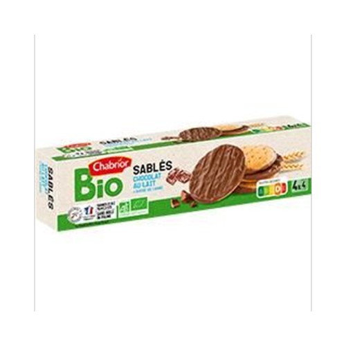Sablés chocolat au lait BIO