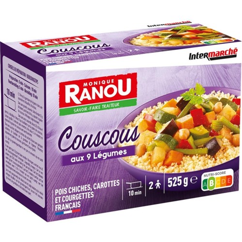 Couscous aux 9 légumes