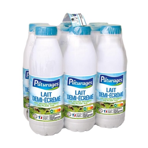 Lait demi-écrémé
