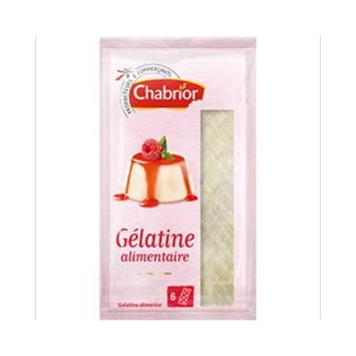 Gélatine en feuilles