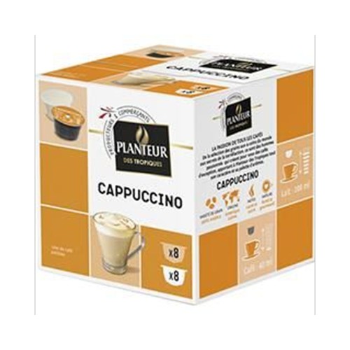 Capsules de café compatibles Dolce Gusto moulu Cappuccino