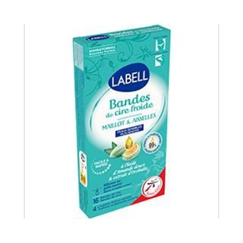 Bandes de cire froide maillot & aisselles peaux sensibles