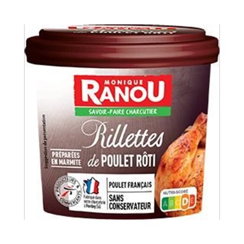 Rillettes de poulet rôti