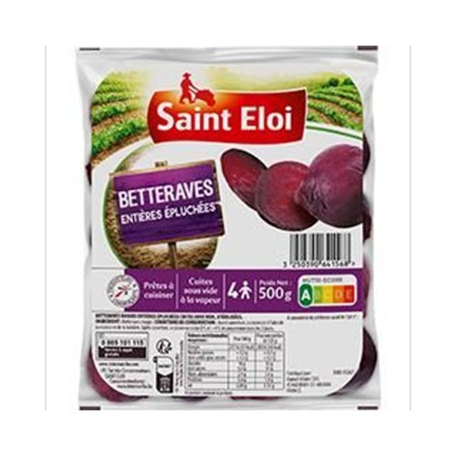 Betteraves entières épluchées
