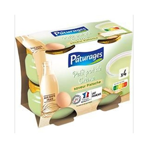 Petit pot de crème saveur pistache