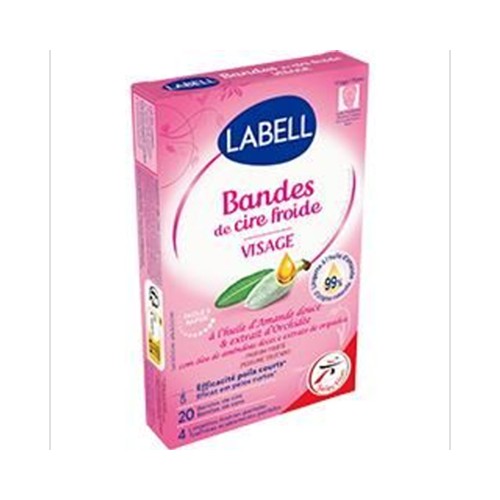 Bandes de cire froide visage amande douce & orchidée