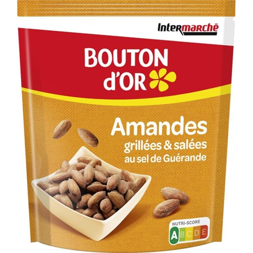 Amandes grillées et salées