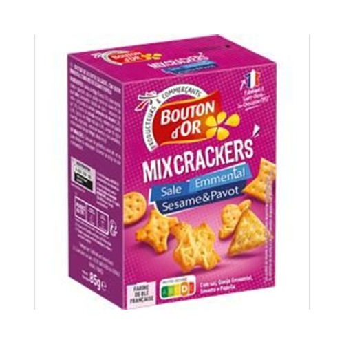 Mix Crackers salé emmental sésame & pavot