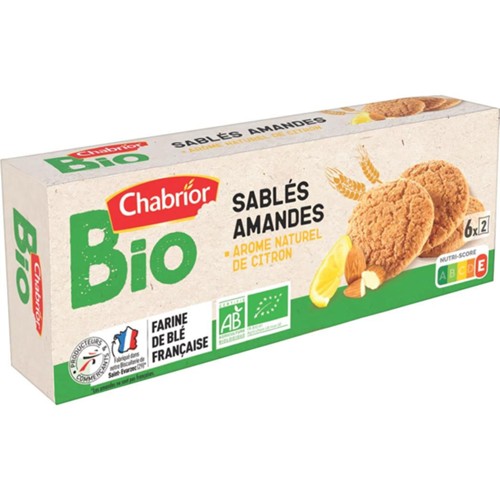 Sablés amande arôme naturel de citron BIO