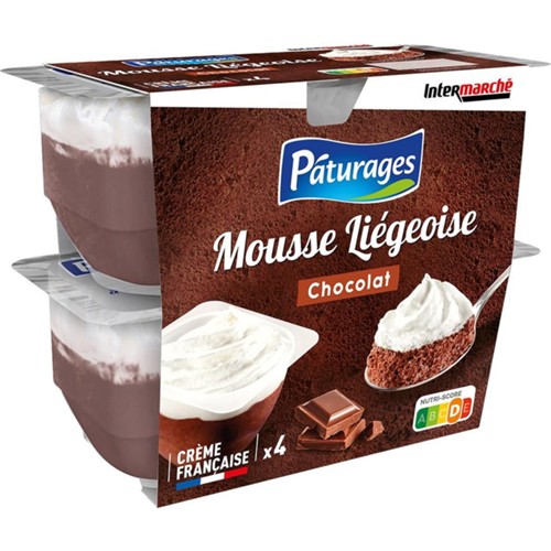 Mousse à la Liégeoise chocolat