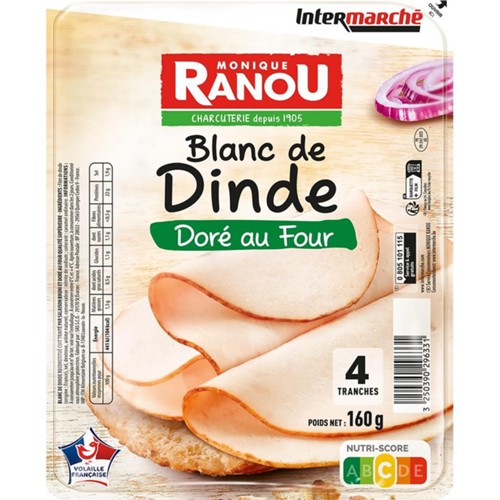Blanc de dinde doré au four