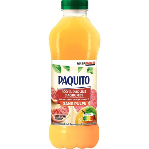 100% Pur Jus - Jus 3 agrumes sans pulpe