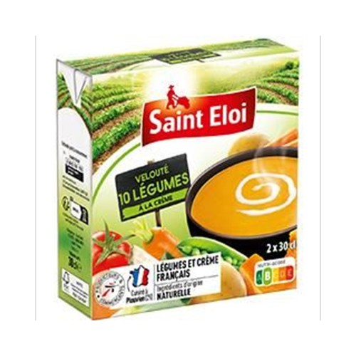 Velouté 10 légumes et crème