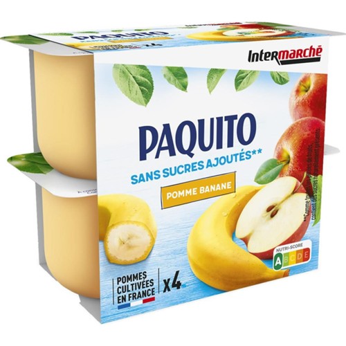 L'Essentiel - Purée de pomme banane sans sucres ajoutés