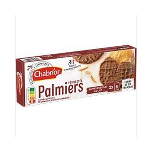 Palmiers nappés chocolat au lait