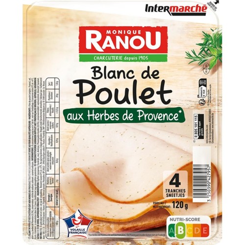 Blanc de poulet aux herbes de Provence