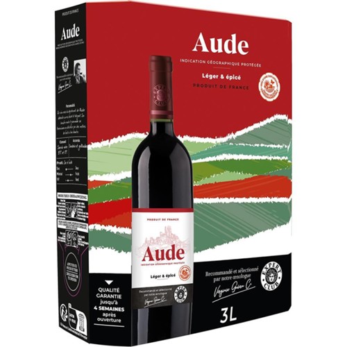 Vin rouge de pays de l'Aude