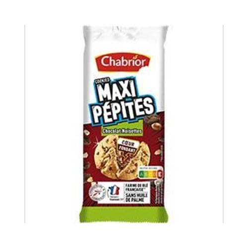 Cookies Maxi Pépies coeur fondant chocolat noisettes