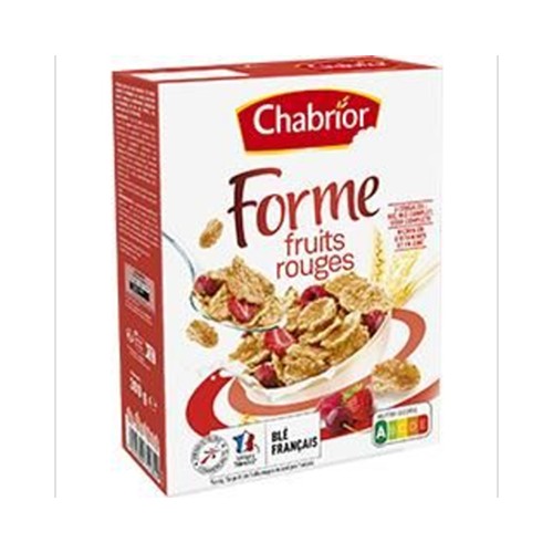 Céréales Forme fruits rouges