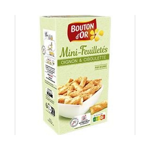 Mini-feuilletés oignon & ciboulette