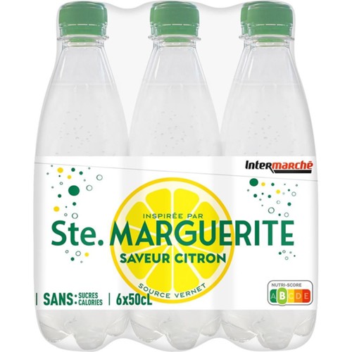 Eau gazeuse saveur citron