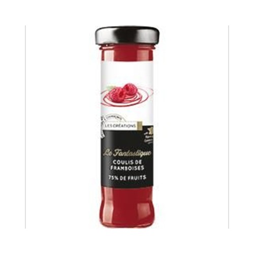 Le Fantastique coulis de framboises 75% de fruits