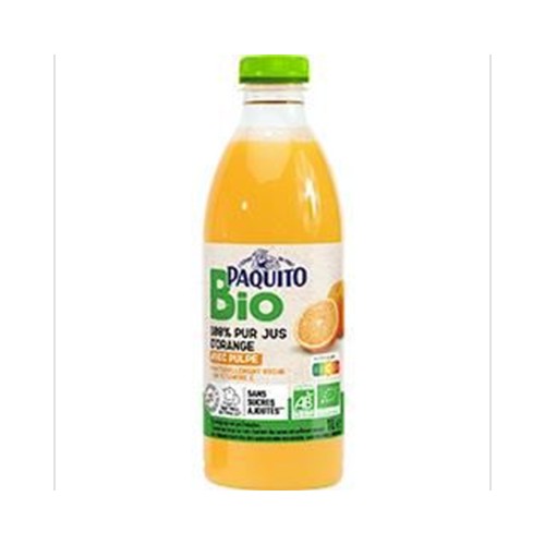 Pur jus d'orange avec pulpe BIO