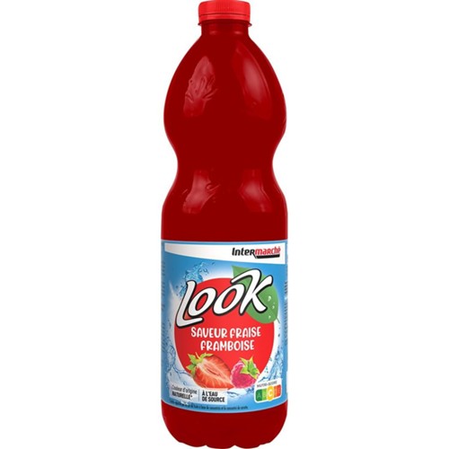 Boisson saveur fraise framboise